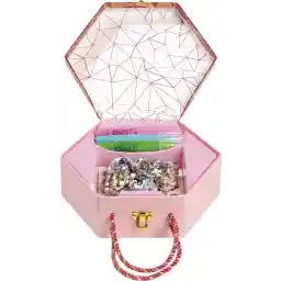 ست مد زیبایی دخترانه 9 تکه دکوی ناخن Totum Bling Bling، خالکوبی، گچ مو، اسکرانچی، اکسسوری برای مهمانی لباس کارناوال آرایش کودکان