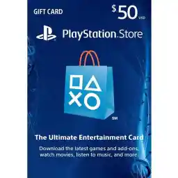 گیفت کارت 50 دلاری پلی‌استیشن