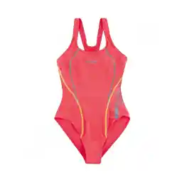 مایو شنا بچه گانه دخترانه یک تکه پشت قهرمانی RIVAGE LINE - 2193 HMK | صورتی