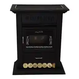 بخاری گازی شارق توس مدل هیوا طرح شومینه 140