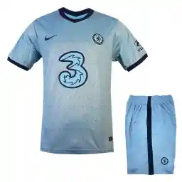ست پیراهن شورت فوتبال دوم چلسی نایک کیفیتA+ | آبی