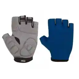 دستکش نیمه انگشتی دوچرخه سواری پد دار PULL RAL | آبی