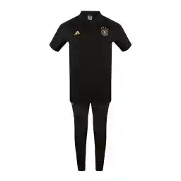 ست پولوشرت شلوار فوتبال هتلی تیم ملی آلمان آدیداس | مشکی