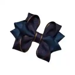 گیره مو طرح پاپیون - سرمه ای