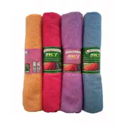 دستمال میکروفایبر اسکای مدل Napkin مجموعه 4 عددی