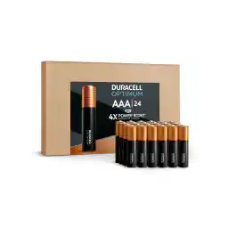 Duracell Optimum AAA Batteries 24 Count with POWER BOOST Ingredients, Re-closable Pack for a Quick, Easy Access and Organized Storage