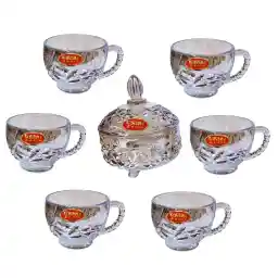 فنجانفایو استارز مدل آیس 2022 کد 543 مجموعه 6 عددی به همراه قندان