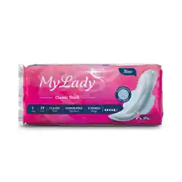 نوار بهداشتی کلاسیک ضخیم با لایه مشبک سایز بزرگ 10عددی | مای لیدی