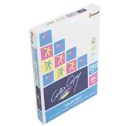 کاغذ A4 کالر کپی 250 گرمی بسته 125 عددی