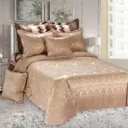 سرویس خواب سیمین پتو مدل FN دو نفره 8 تکه