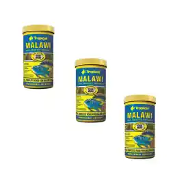 غذای ماهی مالاوی تروپیکال مدل 7D وزن 50 گرم مجموعه سه عددی