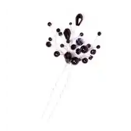 گیره مو شینیون مشکی | دست ساز دلینا