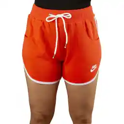 شلوارک ورزشی زنانه بدنسازی طرح نایک کتان KHS | قرمز