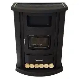 بخاری گازی شارق توس مدل اهورا طرح شومینه 140