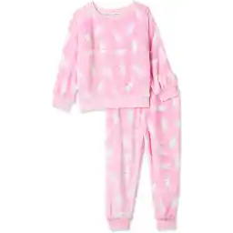 Minoti unisex-baby 2Pc Aop Bunny Cuddle Fleece Pyjama Set TG PYJ 22