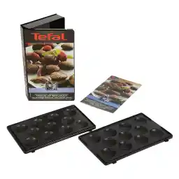 مجموعه اسنک Tefal XA8012 بشقاب Poffertjes شماره 12 مشکی