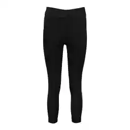 شلوار زنانه لگ لول خط دار سفید رنگ مشکی کد 215/1