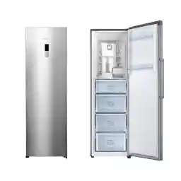 Nikai 400L Gross/265L Net, Upright Freezer with DC fan Motor, CFC-Free & Low Noise Cooling, High Bright LED, Temperature Control, Frost Free, Energy Efficient, Secure with Lock & Key - NUF400FSS