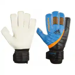 دستکش فوتبال گلری دروازه بانی آدیداس فنردار FINGERSAVE ATH | آبی/ نارنجی