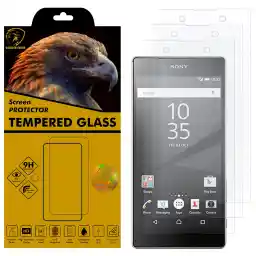 محافظ صفحه نمایش گلدن ایگل مدل GLC-X3 مناسب برای گوشی موبایل سونی Xperia Z5 Premium بسته سه عددی