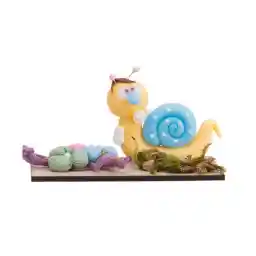 عروسک تزئینی خانوم حلزون و گل 3 رنگ Ice Toys