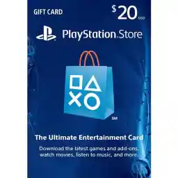 گیفت کارت 20 دلاری پلیاستیشن