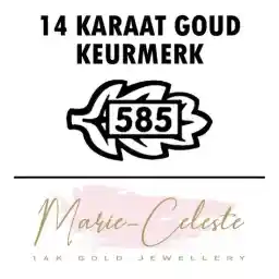 Marie Celeste ketting hart 1,0 mm 40 - 42 cm - Goud