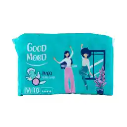 نوار بهداشتی مکسی نیمه ضخیم سایز متوسط 10 عددی | گود مود