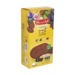 بیسکویت چهار شهد و 3 غله کاکائویی فرخنده بسته 24 عددی