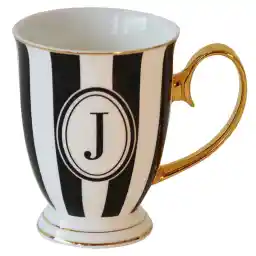 ماگ بامبی داک طرح راه راه مدل Letter J