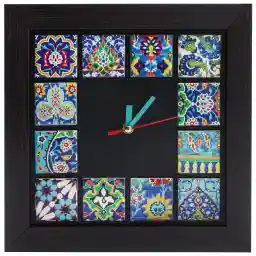 ساعت دیواری وندا مدل کاشی سنتی