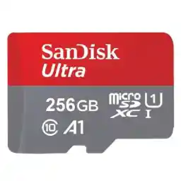 کارت حافظه microSDXC سن دیسک مدل Ultra A1 کلاس 10 استاندارد UHS-I سرعت 120MBps ظرفیت 256 گیگابایت