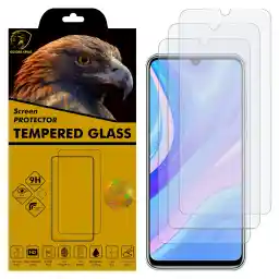محافظ صفحه نمایش گلدن ایگل مدل GLC-X3 مناسب برای گوشی موبایل هوآوی Y8p بسته سه عددی