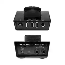 M-Audio AIR|HUB - 3 USB hub'a sahip USB ses arabirimi