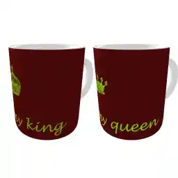 ماگ بوطیقا مدل king and queen 258 بسته 2 عددی