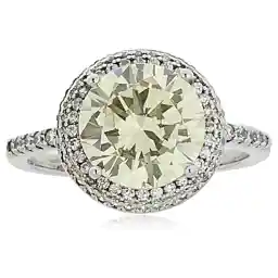 Buckley London The Carat Collection - Canary Sparkle Solitaire Ring