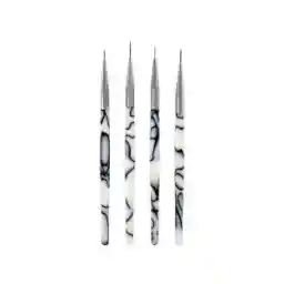 قلم طراحی ناخن بیوتی آرتیست مدل BA-3 بسته 4 عددی