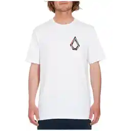 Beyaz Erkek Bisiklet Yaka T-Shirt A5012306_Volcom Skate Vitals Axel 2