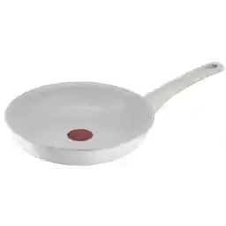 ماهیتابه تفال C4510453 طبیعی سرآشپز 24 سانتی متری نتایج ترد، پوشش سرامیکی ایمن، آلومینیوم 100% بازیافتی، نشانگر حرارت، پخت سالم، ساخت فرانسه، همچنین برای القایی