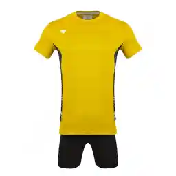 ست پیراهن شورت فوتسال تاوا طرح ماهور TVA | صورتی/مشکی