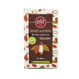 شکلات تلخ %70 بدون شکر الیت - 60 گرم