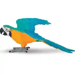 عروسک طوطی طلایی و آبی سافاری کد 264029 سایز 1