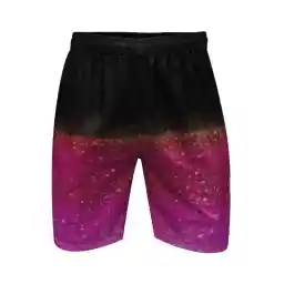 مایو شنا مردانه ساحلی A3024 NZD | مشکی/صورتی