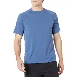 Amazon Essentials Men's Slim-Fit Short-Sleeve Quick-Dry UPF 50 Swim Tee