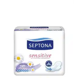 نوار بهداشتی شب Ultra Plus مناسب پوست حساس بسته 8 عددی | سپتونا