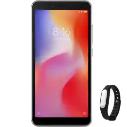 گوشی موبایل می مدل Redmi 6 M1804C3DG دو سیم کارت ظرفیت 64 گیگابایت همراه با مچ بند هوشمند می