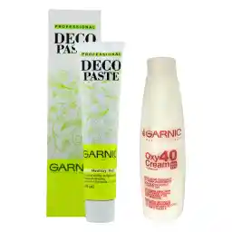 کرم بی رنگ کننده گارنیک مدل 2442 حجم 100 میلی لیتر به همراه اکسیدان مدل 2442 دوازده درصدی حجم 180 میلی لیتر