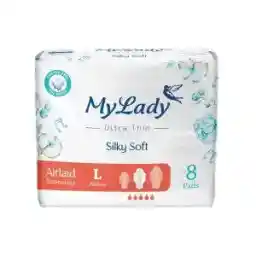 نوار بهداشتی مای لیدی سری Ultra Thin مدل Silky Soft بسته 8 عددی