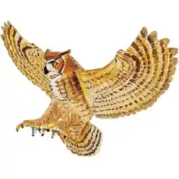 عروسک جغد شاخدار بزرگ سافاری کد 264429 سایز 2