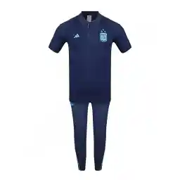 ست پولوشرت شلوار فوتبال هتلی تیم ملی آرژانتین آدیداس | سرمه ای